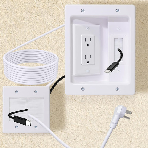 Wall cable management kit - in,