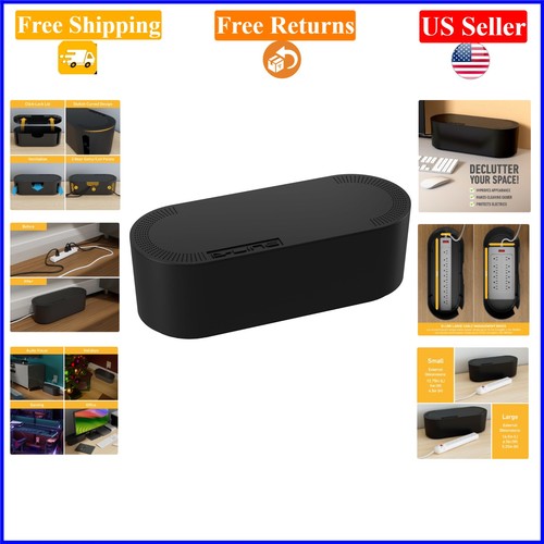 Large black cable management - large,