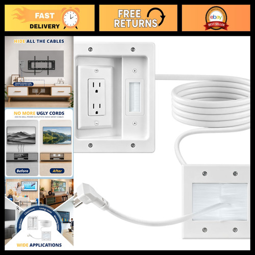 Wall cable management kit tv - wall,